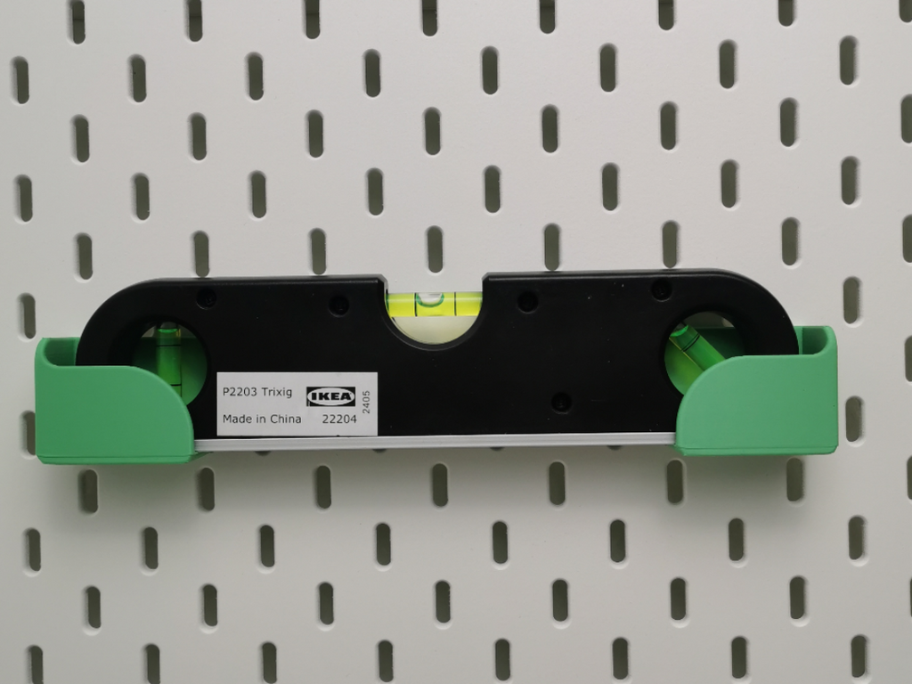 Skadis Trixig spirit level holder