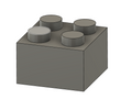 Brick 2x2 Legocompatible