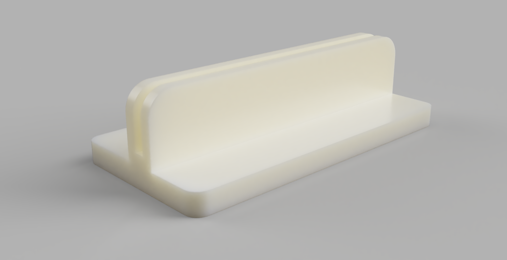 Generic vertical stand with 4mm slot