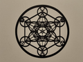 Metatron cube wall art