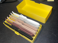 Apple watch strap case with lid (Holds 6)