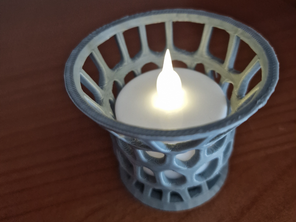 Tea light vase