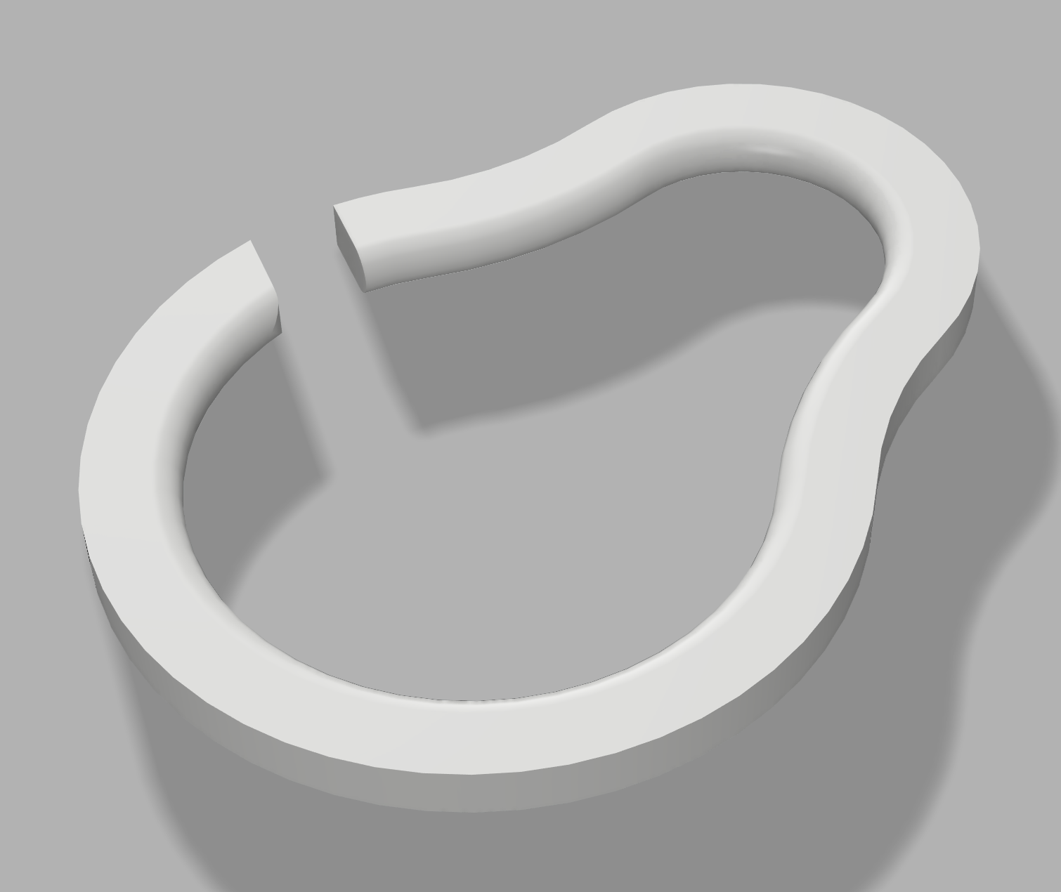 Shower curtain hook