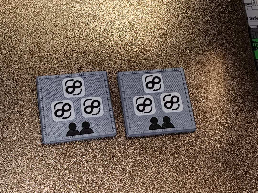 2 Player scoring reminder for Stamp Swap boardgame