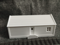 Modellbahn H0 Haus Holz Optik rail rood