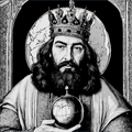 Hueforge medieval king AMS ready