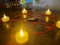 Wax Pentagram Tabletop Prop