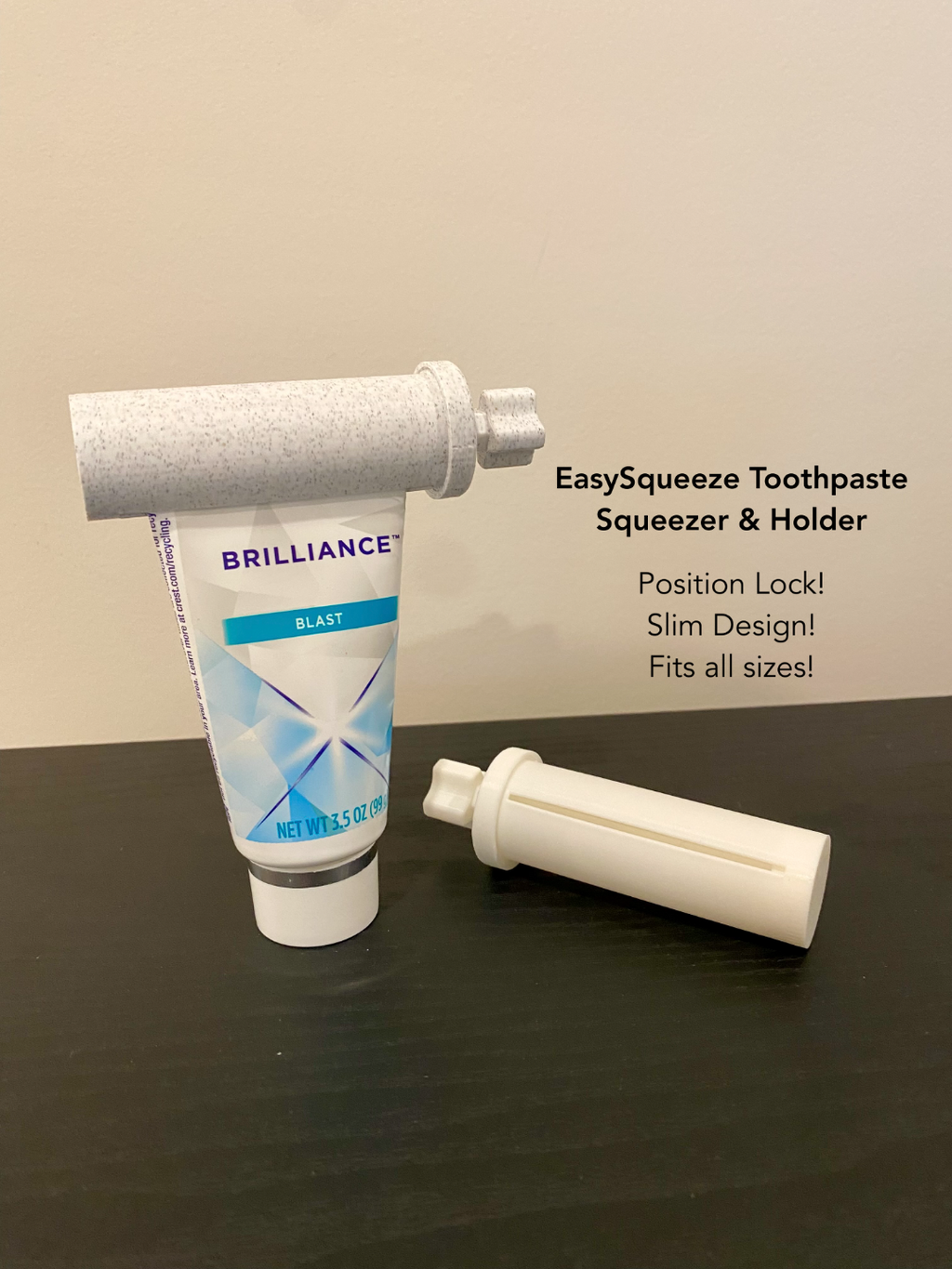 EasySqueeze Toothpaste Squeezer & Holder