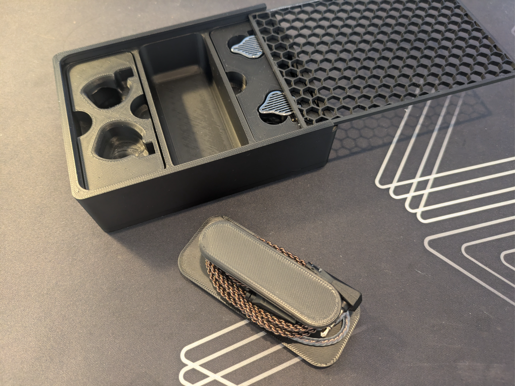 KZ Earbud Container Slot for IEM Cable