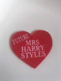Future Mrs Harry Styles Heart Keyring