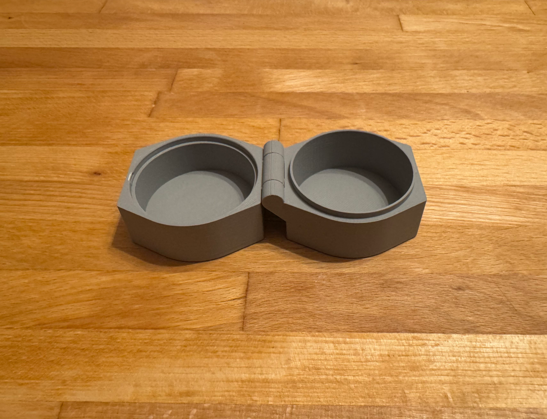 Print-in-Place Container with Lid