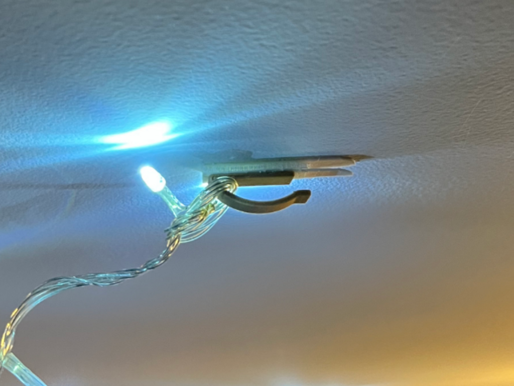 String Lights wall and ceiling hook