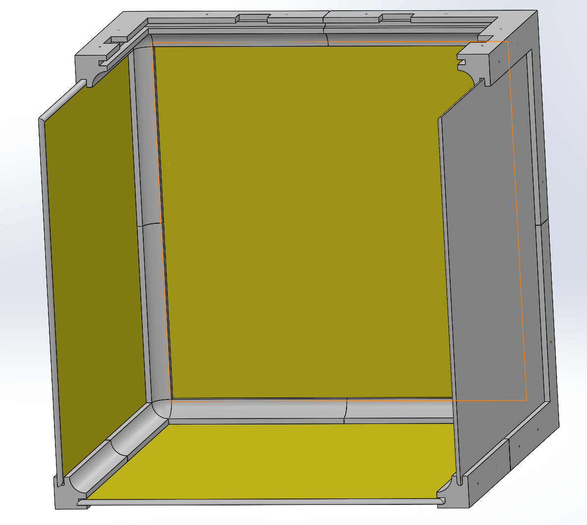 Modular Photo booth light box with duo color