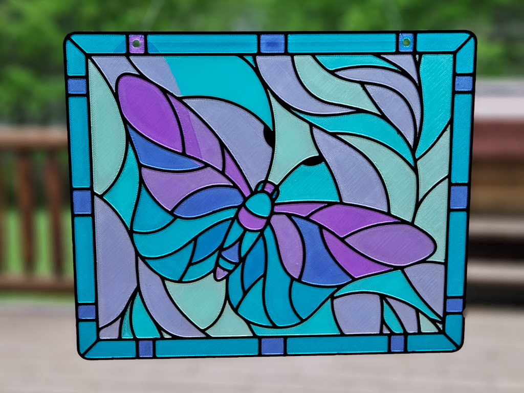 Butterfly Stained Glass/Sun Catcher