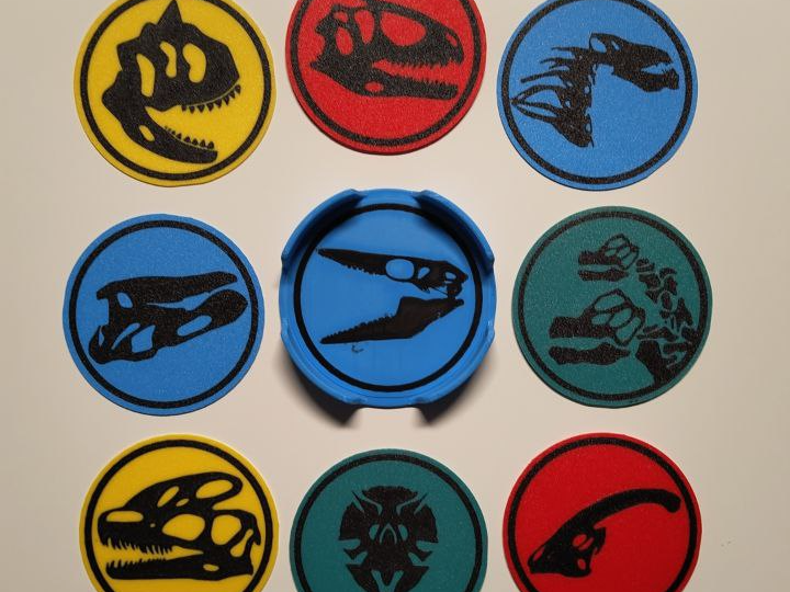 Jurassic Park coaster collection