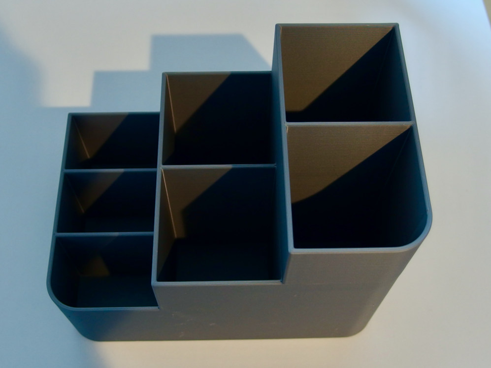 Pen holder for IKEA VATTENKAR Desktop Shelf