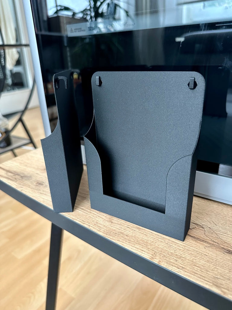DIN A6 Brochure holder with hooks