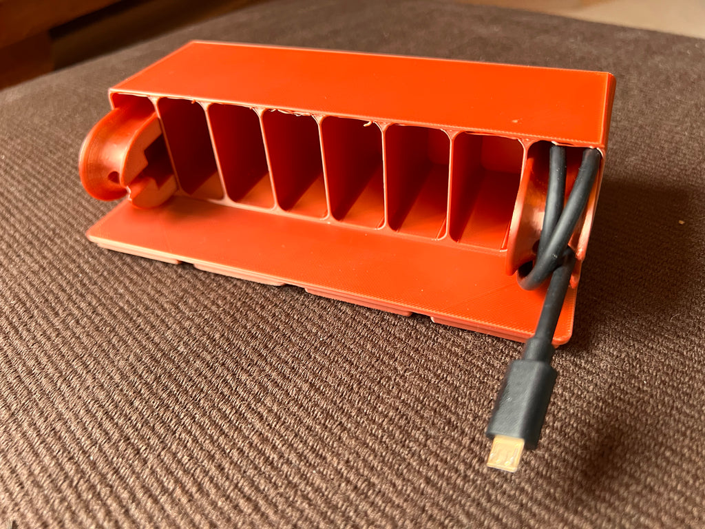 USB Cable Storage Organizer + Gridfinity sideways