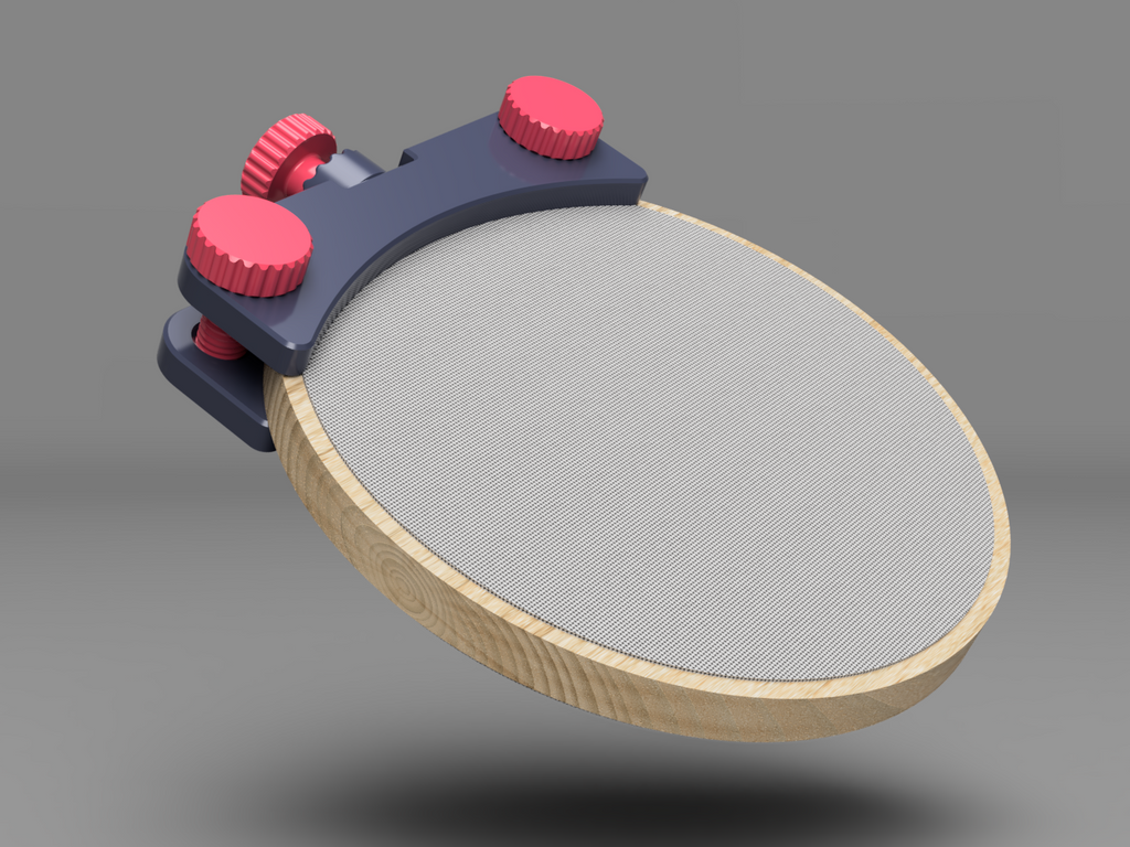 Embroidery hoop holder