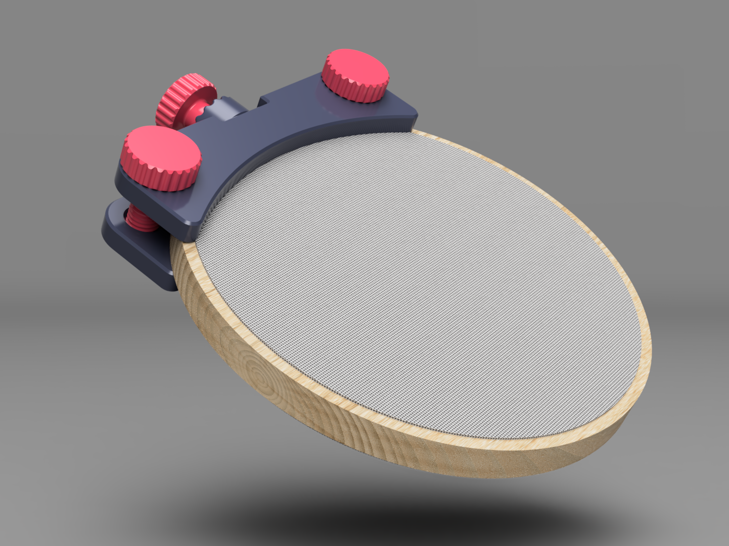 Embroidery hoop holder