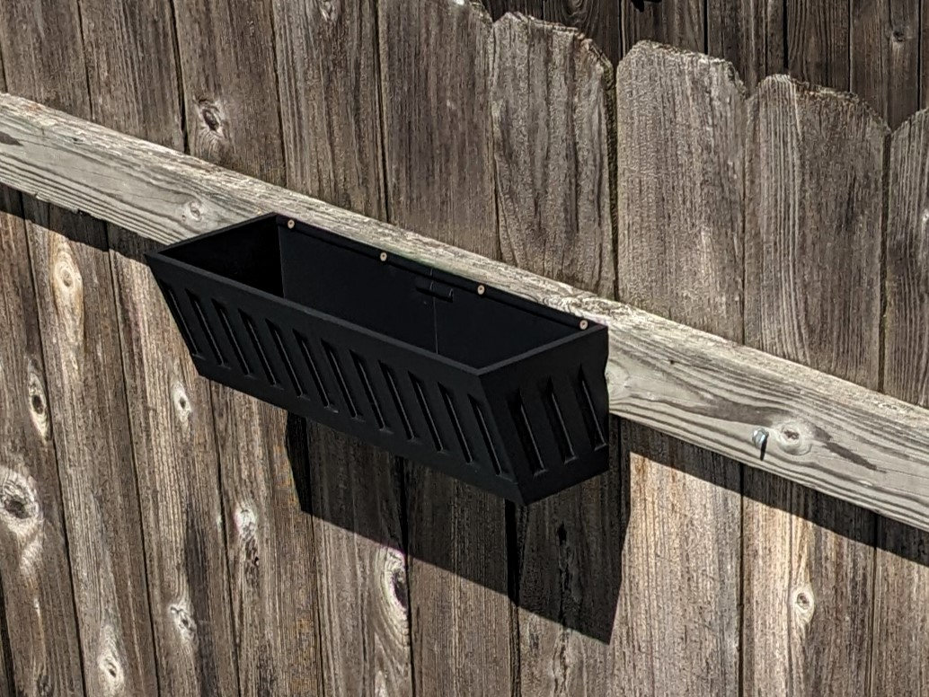 Flower Box - (window box or fence mount)