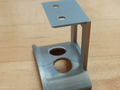 Under desk headphone holder - less material