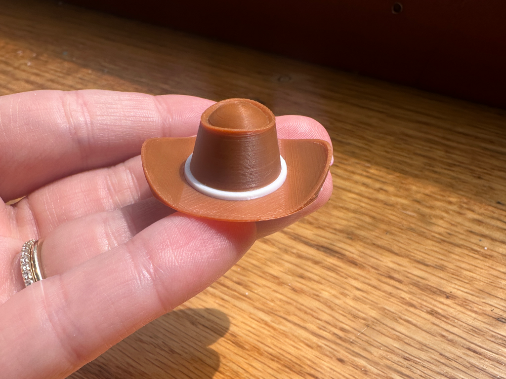 Tiny Cowboy Hat for Broken Prints