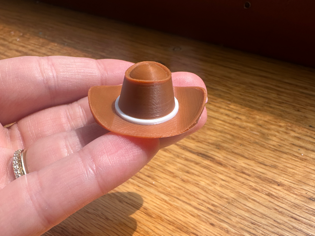 Tiny Cowboy Hat for Broken Prints