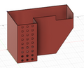 Bambu Lab P1P Purge Box with 90 degrees inside corner