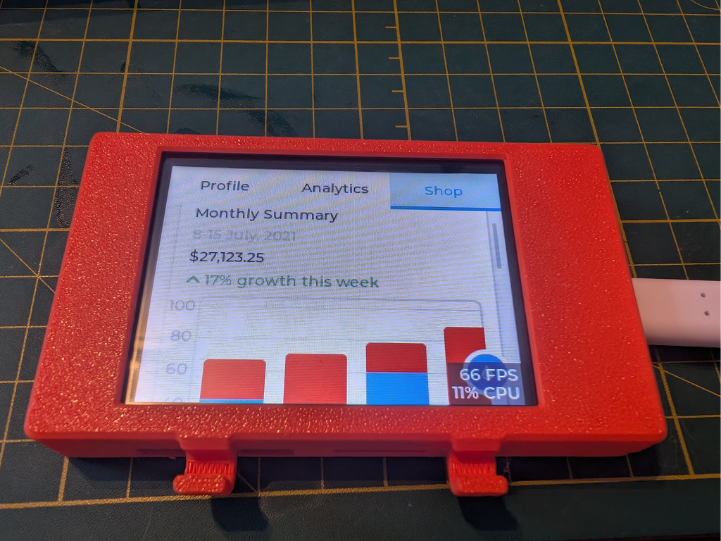 Cheap Yellow Display USB-C enclosure with pen