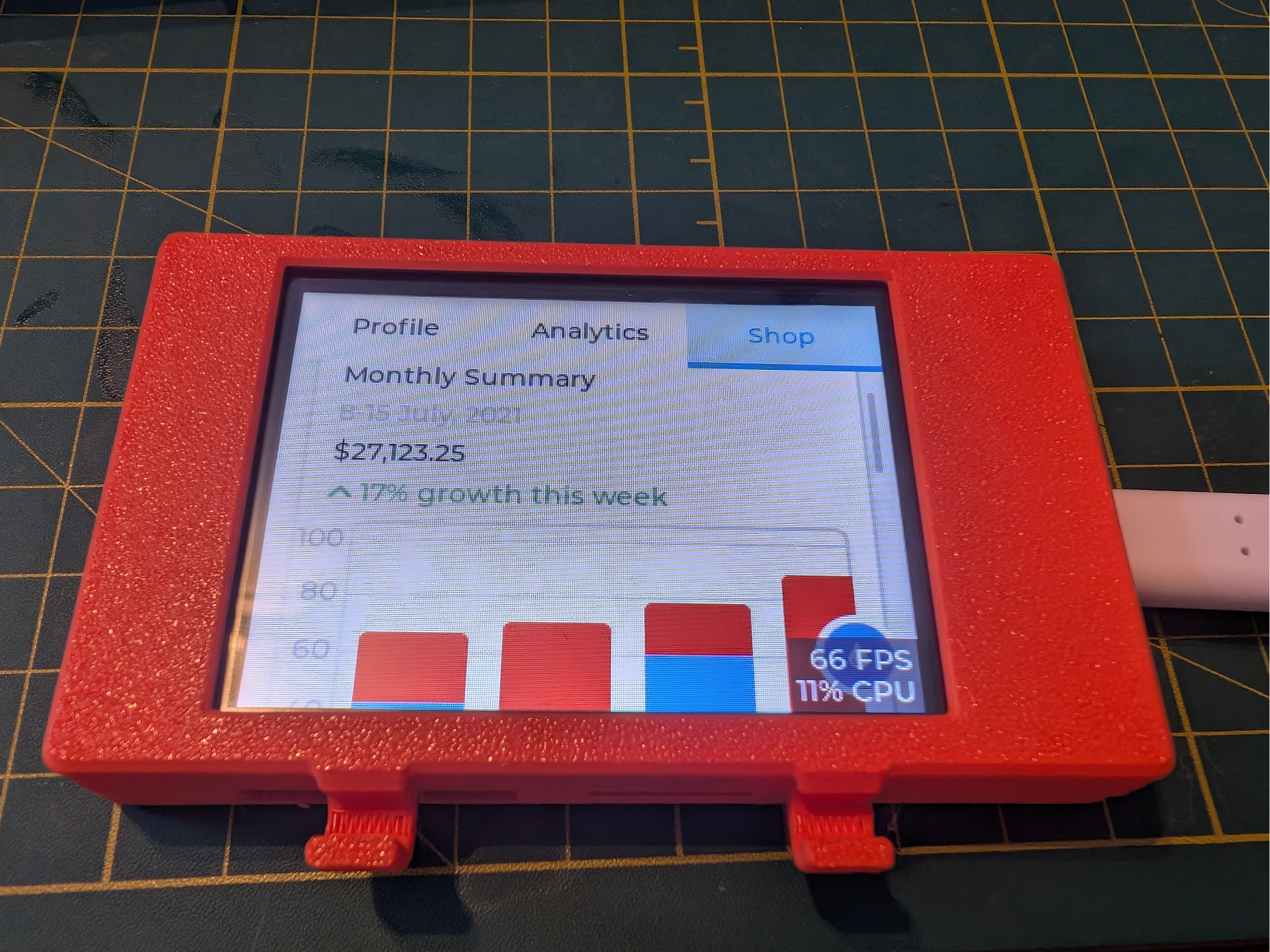 Cheap Yellow Display USB-C enclosure with pen