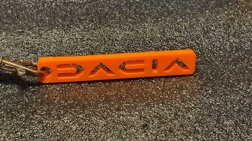 Dacia new logo keychain
