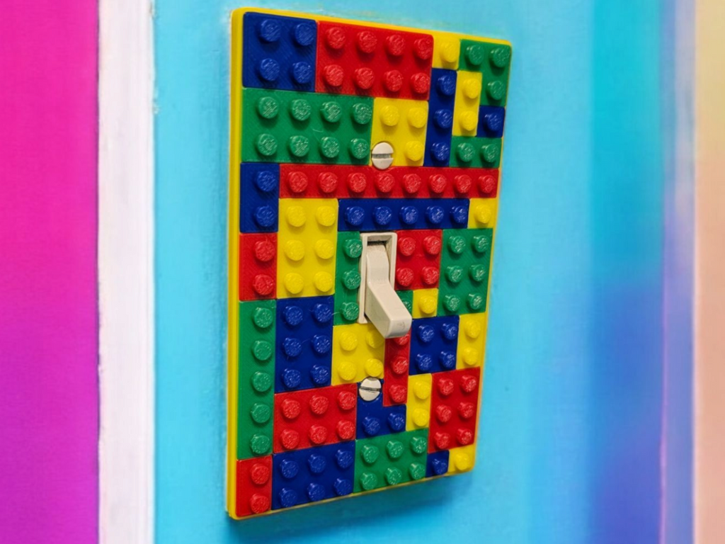 Brick Toy Wall Switch Plate