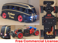 Cyber Van - VW Combi - Cyberbrick - RC