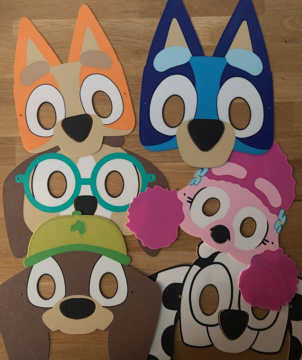 Bluey Mask for Kids