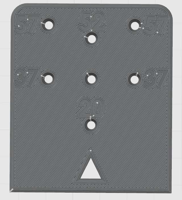 Template for mounting BLUM hinges and Tip-On