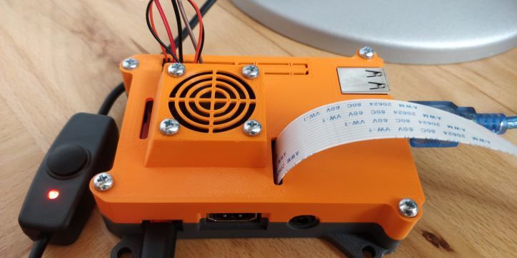Raspberry Pi 3b Case - fan cover