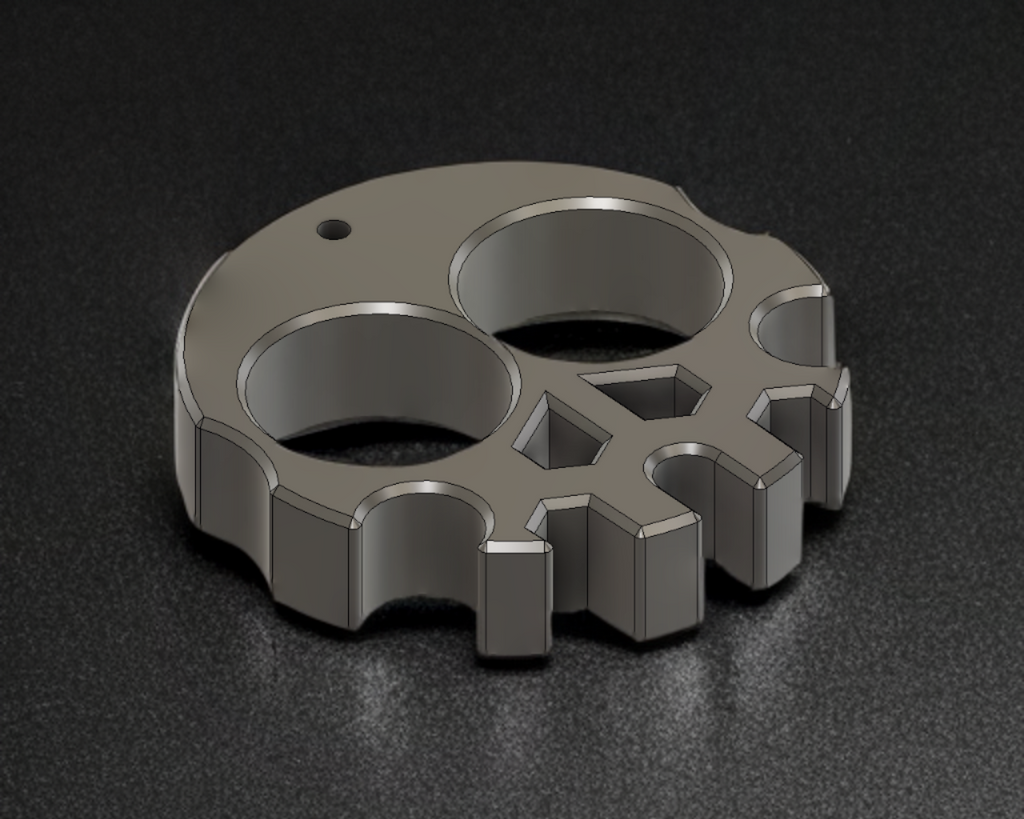 Skull Knuckle Duster Circler
