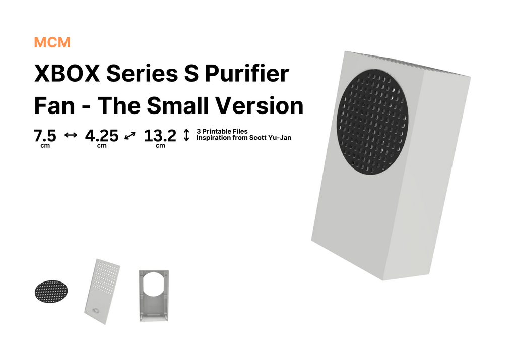 Xbox Series S Purifier Fan