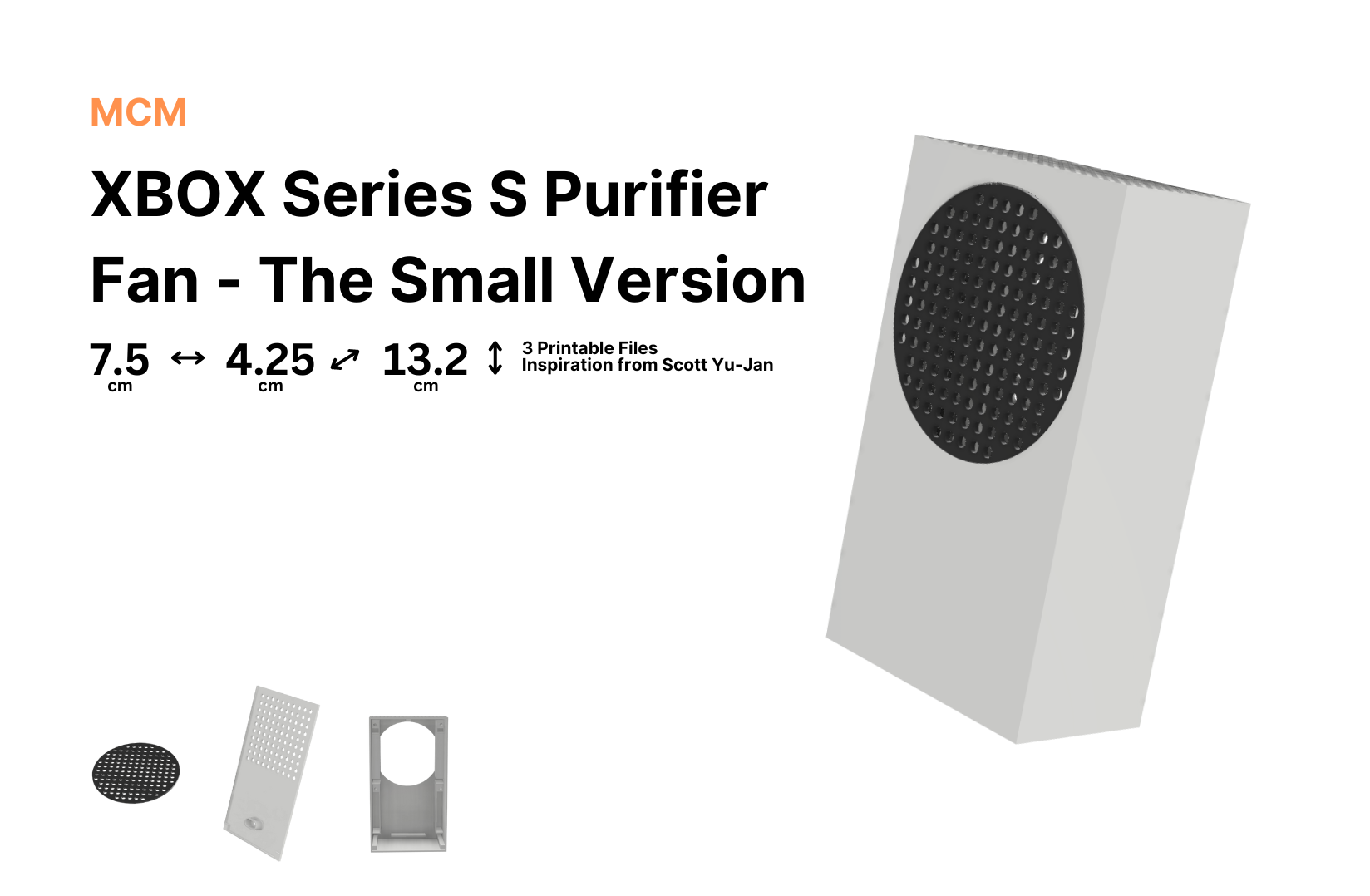 Xbox Series S Purifier Fan