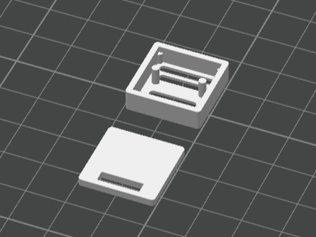 bmp280 + aht20 sensor housing with air openings