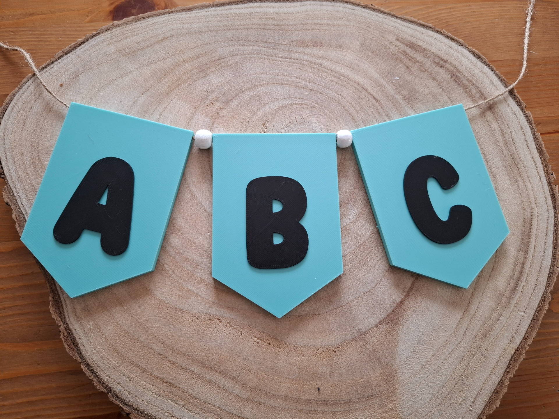Wimpel Alphabet Buchstaben