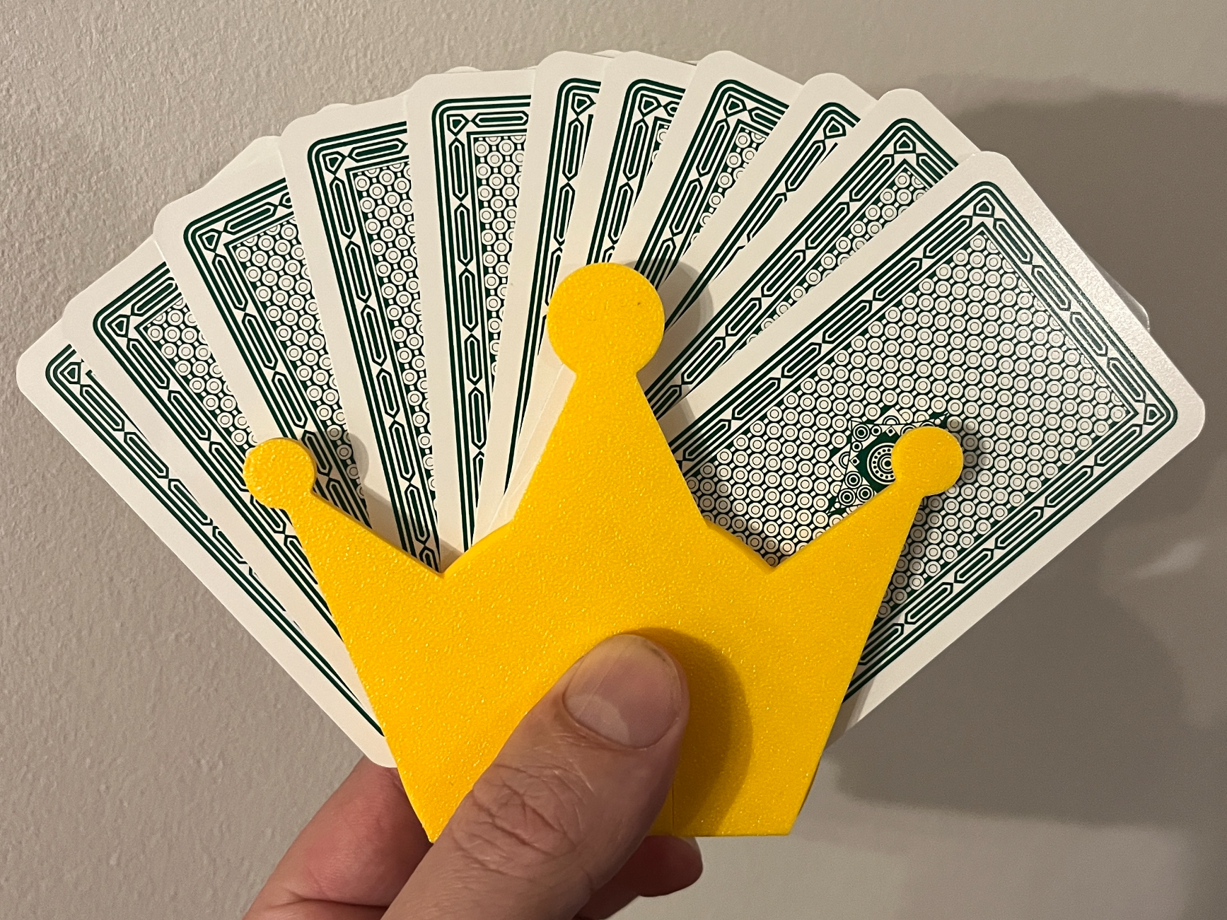 Spielkartenhalter Krone Card holder Crone
