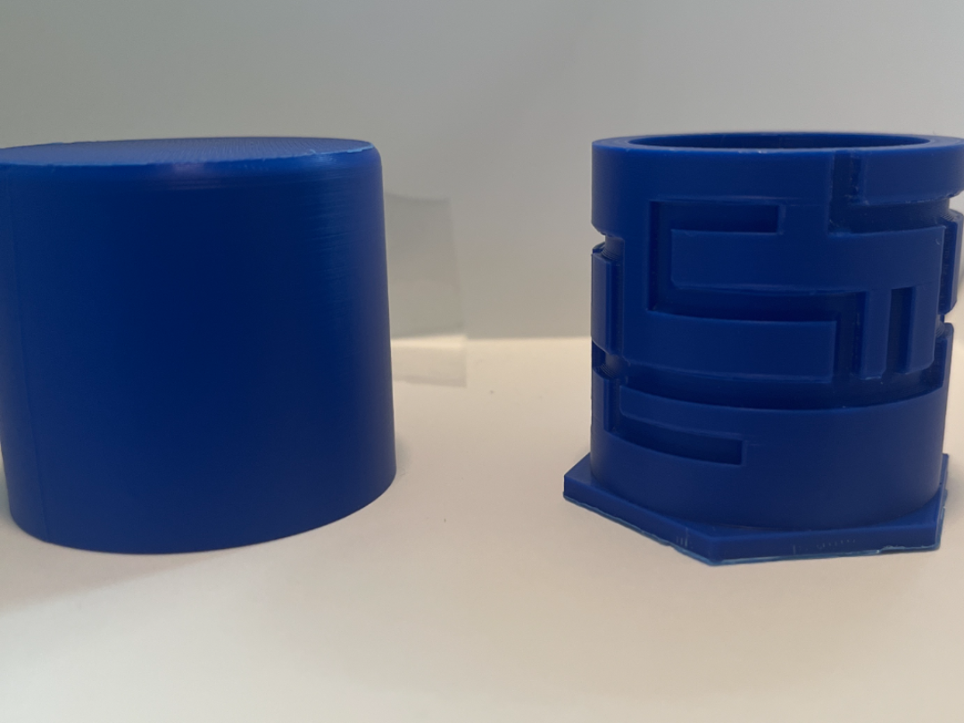 Puzzle Tube Storage Container.
