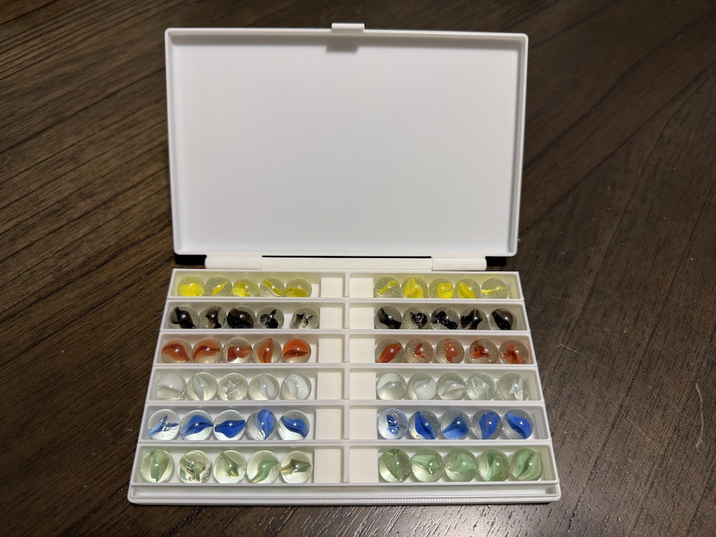 Chinese Checkers Marble Storage Box