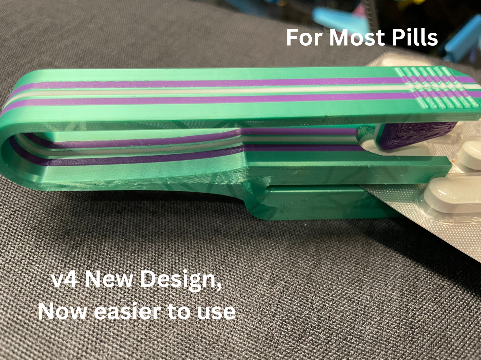 Pill Popper Tool (for Most Pills)