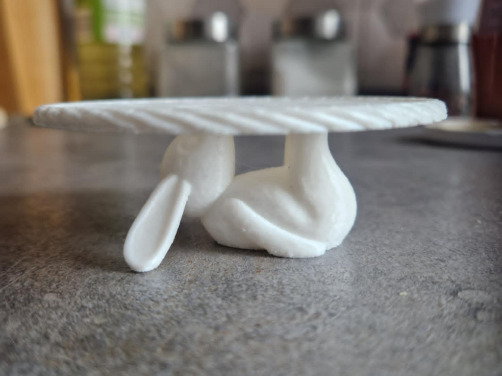 Bunny and plate