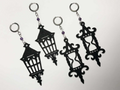 Goth Hourglass and Lantern Earrings COMMERCIAL USE