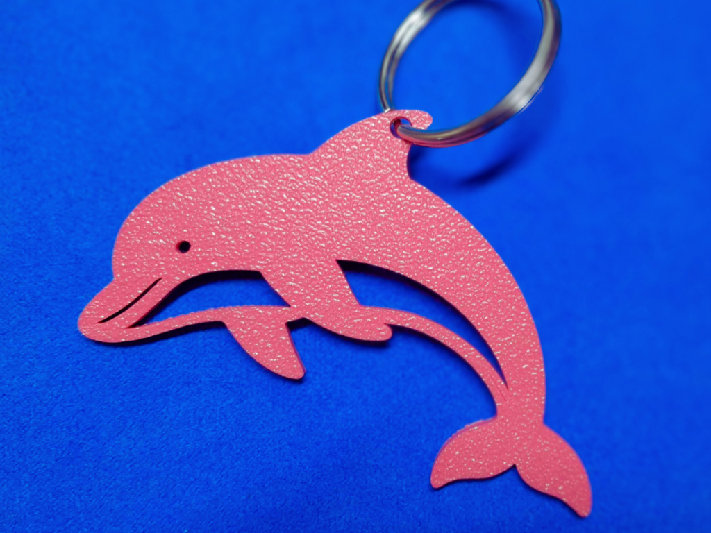Simple Dolphin Keychain