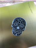 Mexican skull cookie cutter
